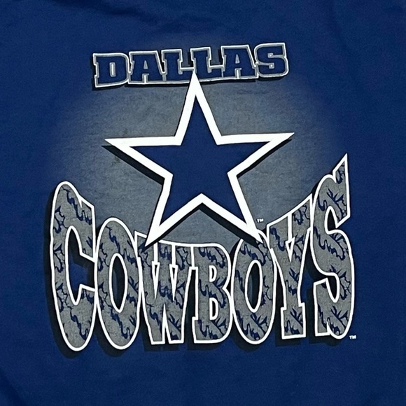 Vintage 1980s Dallas Cowboys NFL Football Team Rated 80s Sports Sweatshirt - Picture 2 of 3